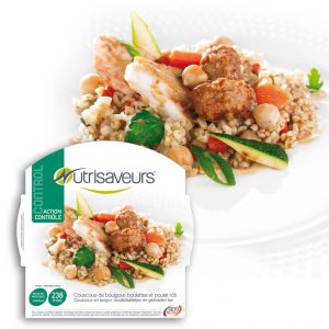 control ready meal chicken and beef meatballs with couscous