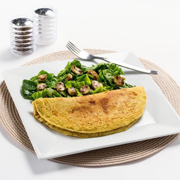 high protein mushroom omlette